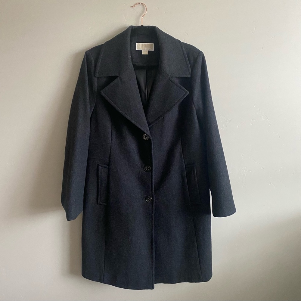 Michael Kors Wool Longline Coat